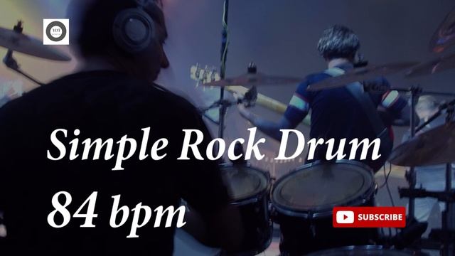 Simple Rock Drum Groove - 84 bpm - HQ смотреть онлайн