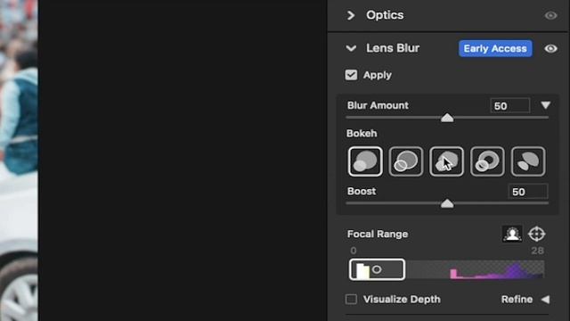 photoshop-2024 New Feature How To Add Paint On Depth Of Field One Click Lens Blur Vidgrabs. смотреть онлайн