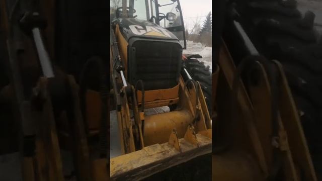 Экскаватор погрузчик CAT 434 E экспресс-обзор от Владислава Кубрина смотреть онлайн