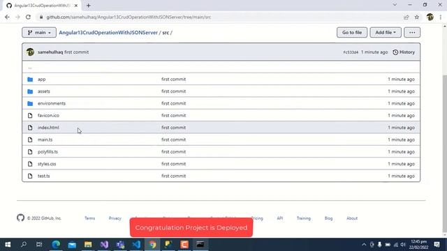 How to deploy and clone angular project on GitHub step by step | samehulhaq смотреть онлайн