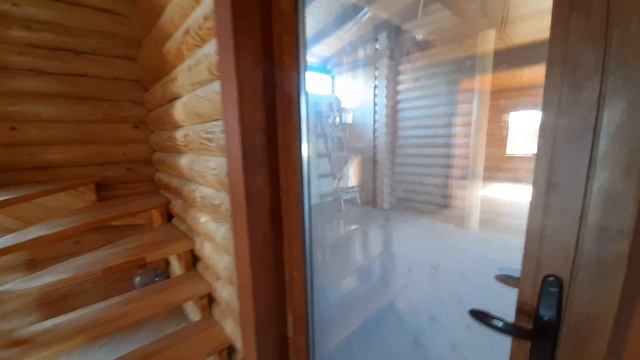 2-х этажный бревенчатый дом в районе б/о "Casa Bella" возле Зеленоморска смотреть онлайн
