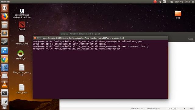 How to solve SSH Ubuntu - Could not open a connection to your authentication agent. смотреть онлайн