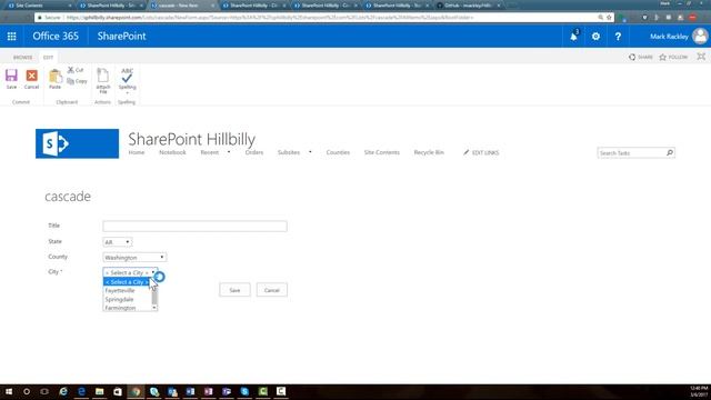 Multilevel Cascading Dropdowns for SharePoint 2013, 2016, and O365 Classic forms смотреть онлайн