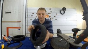 Замена камеры, покрышки на электросамокате Xiaomi Mi Electric Scooter M365