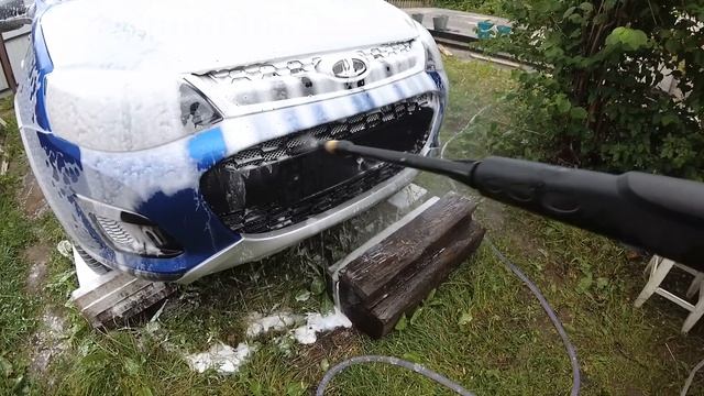 Пенник и насадки с Aliexpress для Huter m135-pw. Снято на YI 4K 2,7K/60. смотреть онлайн