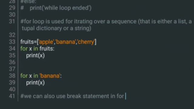 For loop and While loop in python #python #pycoder смотреть онлайн