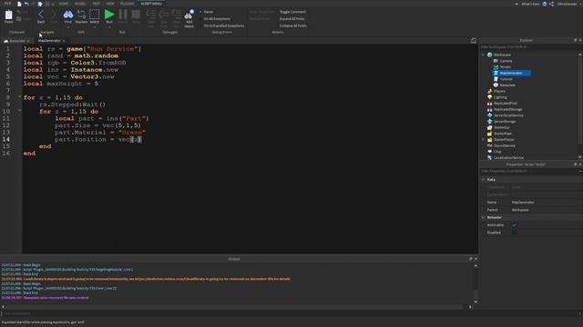 How to make a map generator in Roblox Studio смотреть онлайн