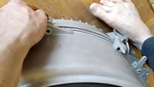 ZANUSSI замена подшипника в барабане смотреть онлайн
