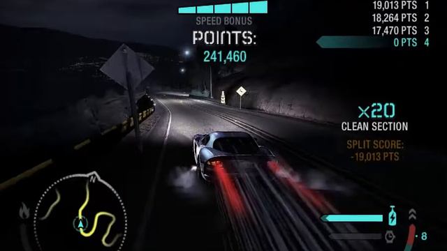 Need For Speed Carbon New Drift World Record 9,3M смотреть онлайн