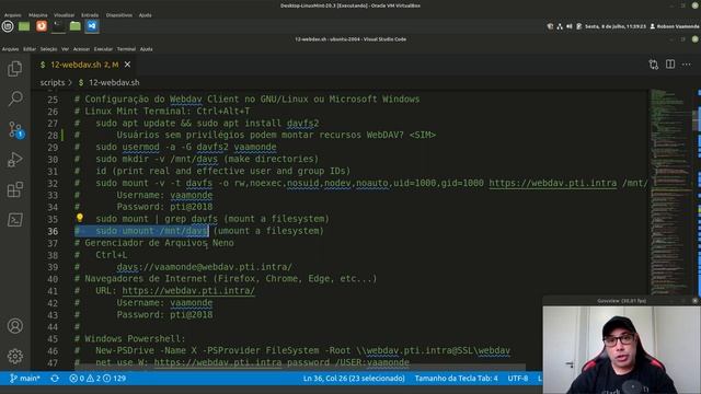 ? 12-webdav.sh Testes de Acesso e Monitoramento do WebDav Client no Windows e Linux - PARTE-03 смотреть онлайн