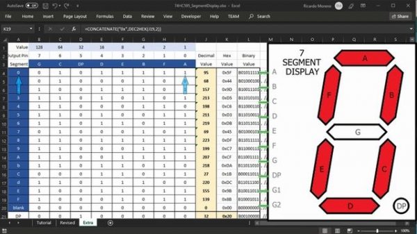 Lesson 28 - 4 Digit 7 Segment Display