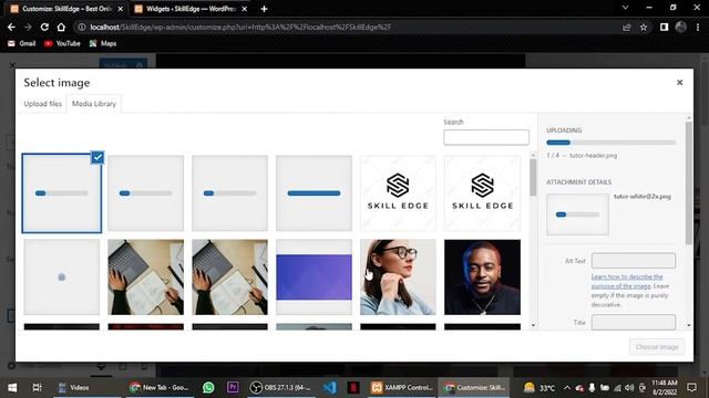 Header and Footer Settings for LMS Website with WordPress 2022 | Complete Tutorial in Hindi/Urdu смотреть онлайн