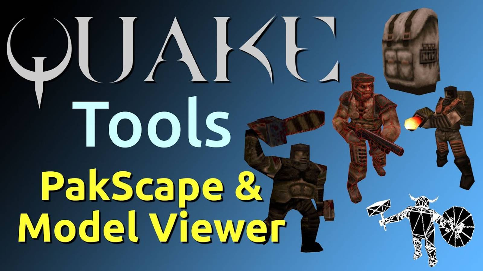 Quake Tools PakScape and Quake 1 Model Viewer смотреть онлайн