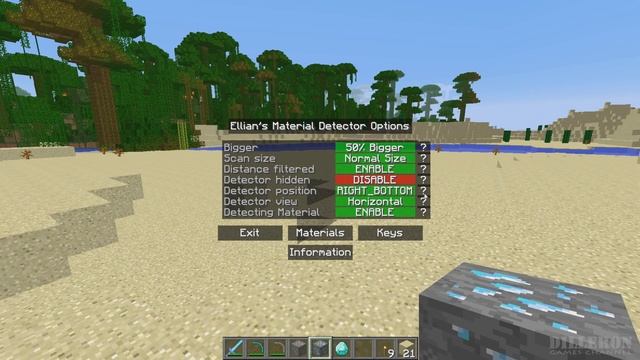 ч.43 - Читы X-Ray (Material Detector) Миникарта - Обзор мода для Minecraft смотреть онлайн