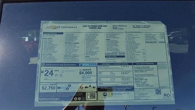 2024 Chevy Silverado 1500 Crew High Country Lakeshore Blue Walk Around Video смотреть онлайн