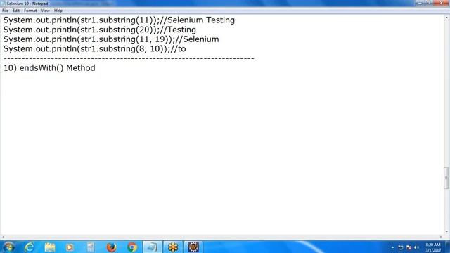 Selenium 19: Java Predefined Methods смотреть онлайн