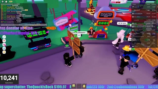 HAZEM GAVE ME 200,000 ROBUX IN PLS DONATE | Roblox смотреть онлайн