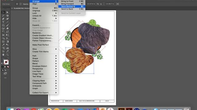 Sending an image to the back in Illustrator смотреть онлайн