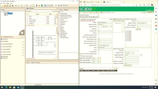 Basics 07: Connecting OpenPLC to an HMI (ScadaBR) смотреть онлайн