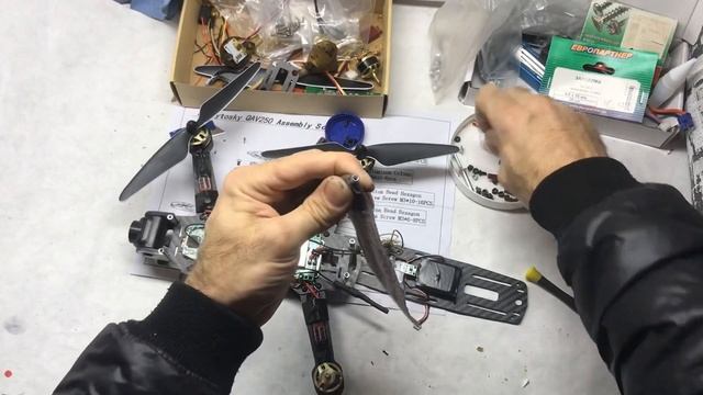 Hubsan H501ss 250sport1 на карбоновой раме