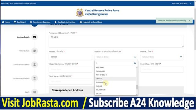CRPF Constable GD Sports Online Form 2024 Kaise Bhare ¦¦ How to Fill CRPF Constable GD Form 2024 смотреть онлайн