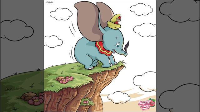 Дамбо #раскраска #дамбо #слоны #dambora #видеодлядетей #видео смотреть онлайн