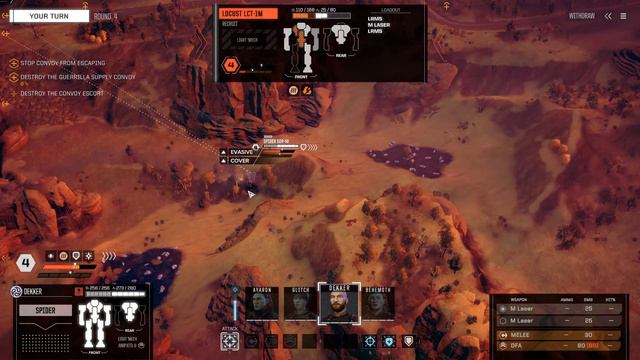 Battletech 1.6 Racing To Keep Ahead Of A Convoy смотреть онлайн