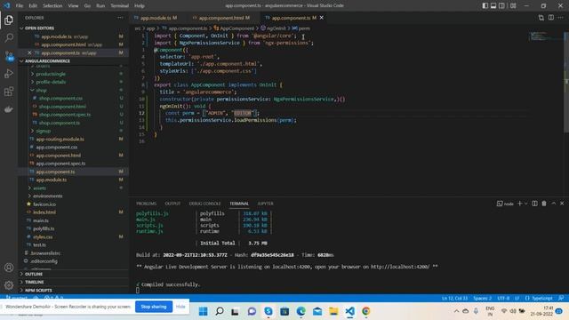 Angular 14 - How to apply user roles permission on the Menu? смотреть онлайн