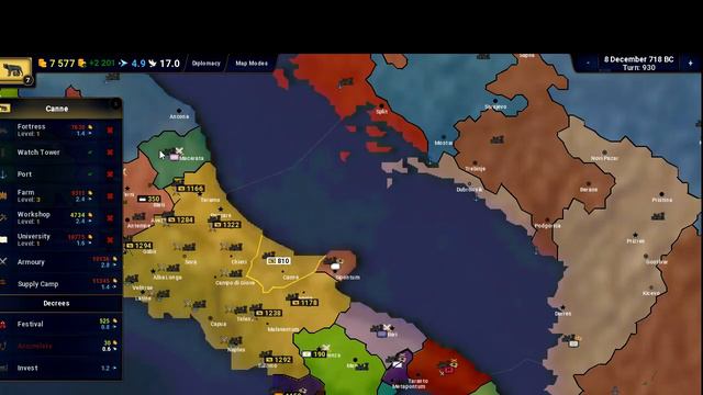 lets play Age of history 2 ( Age of civilization 2 ) ( PC) Rome Ep.2 смотреть онлайн