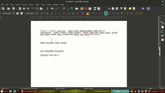 cara hapus index.php di codeigniter di Linux ?? INI SOLUSINYA #4 смотреть онлайн