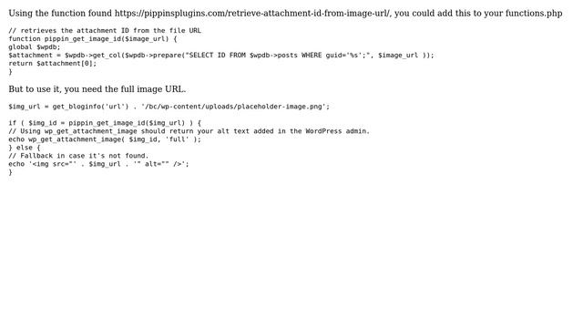 Wordpress: Get image alt attribute just by image URL (2 Solutions!!) смотреть онлайн