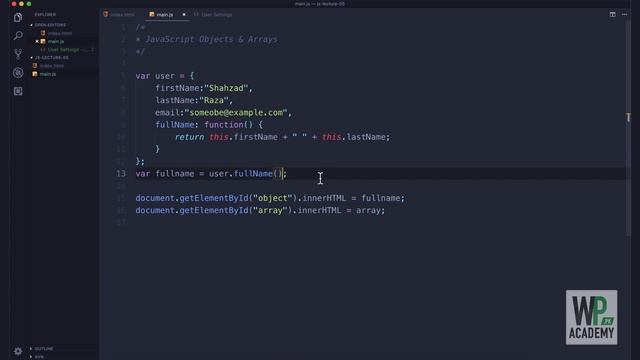 05 - JavaScript Objects & Arrays - Learn JavaScript in Urdu & Hindi смотреть онлайн
