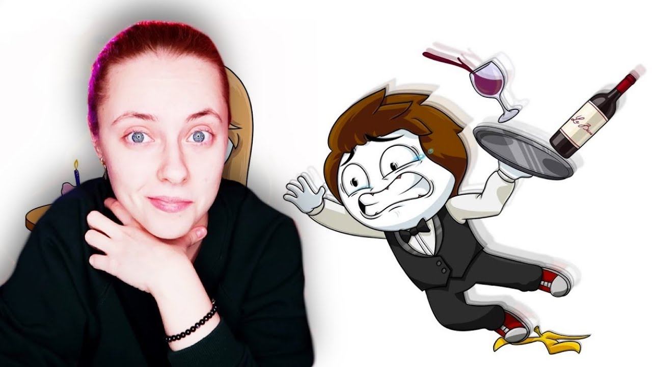 Мой ужасный опыт работы официантом Анимация | чилл реакция на Найса смотреть онлайн