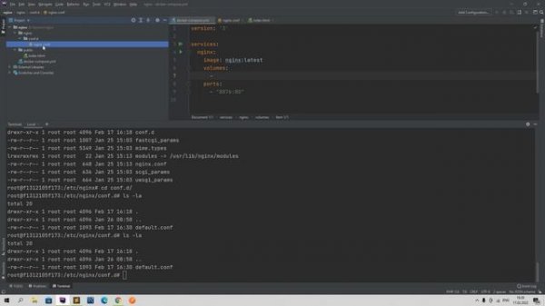 Docker в целом и docker для laravel 6. Volume в docker compose. Пишем свой первый конфиг nginx