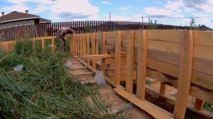 Опалубка для ленточного фундамента своими руками. Часть 2. Сборка щитов из доски 100х25