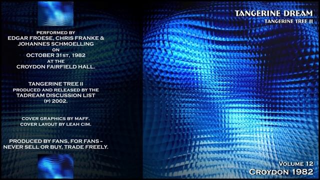 Tangerine Dream - Croydon 1982 смотреть онлайн