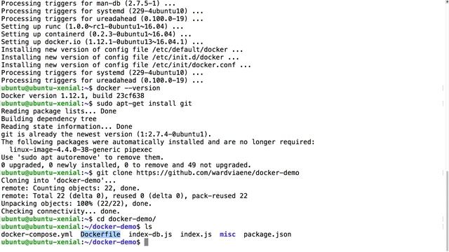 011 Demo Building docker containers смотреть онлайн
