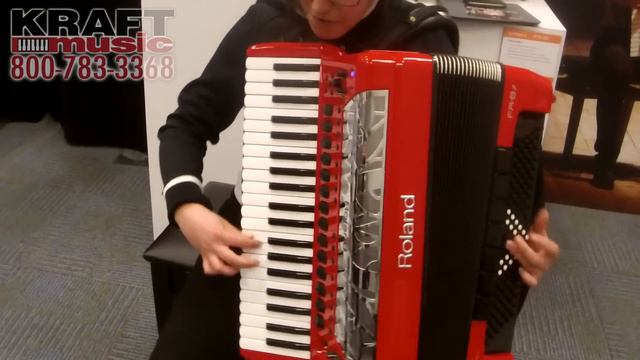 Kraft Music - Roland V Accordion Performance With Alicia Baker NAMM 2015