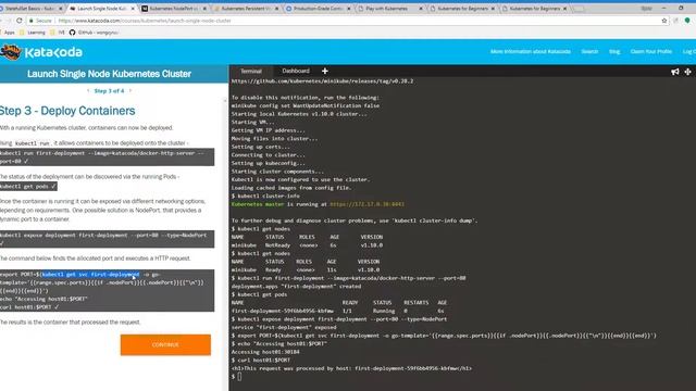 01 Launch Single Node Kubernetes Cluster смотреть онлайн