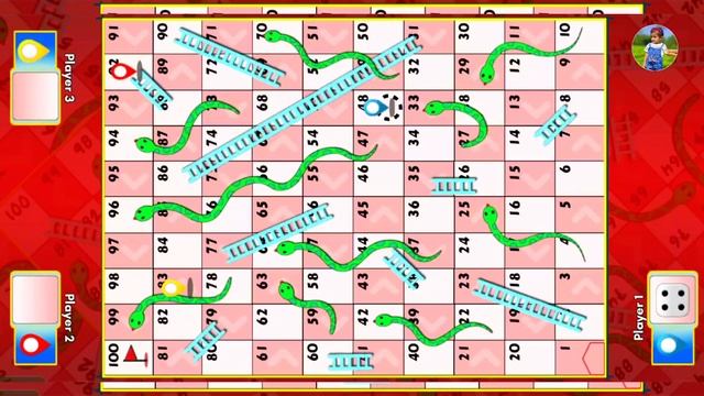 Snake And Ladder 3 Player ? Match 6 @sitamanna смотреть онлайн