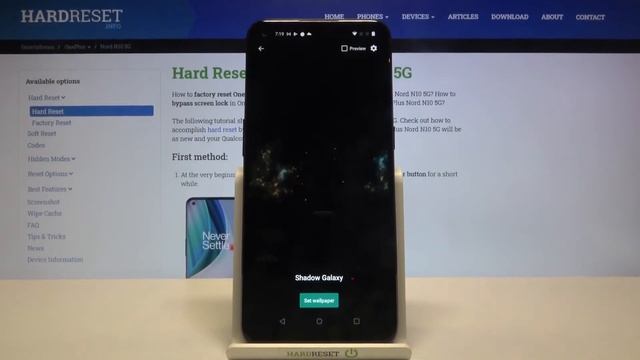How to Get Animated Wallpaper in OnePlus Nord N10 5G? Shadow Galaxy App смотреть онлайн