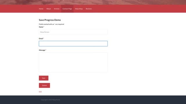 Save Progress for Ninja Forms смотреть онлайн