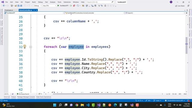 Export Database file to CSV File in ASP.NET CORE смотреть онлайн