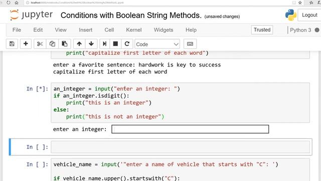 Python: Module 3: Lesson 2: Conditions with Boolean String Methods Urdu/ Hindi Saima Academy смотреть онлайн