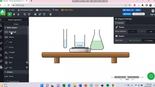 Chemix tutorial#chemistry diagram