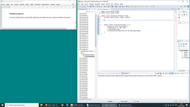 Swing - JLabel - 2 смотреть онлайн