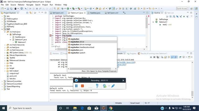 Integration of Driver Manager API to the Selenium Framework смотреть онлайн