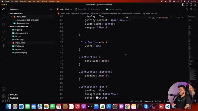 Improving our Portfolio Website using HTML, CSS, JavaScript and React ? смотреть онлайн