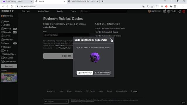 Como Ganhar o item [Void Sheep Shoulder Pet] Roblox Evento смотреть онлайн