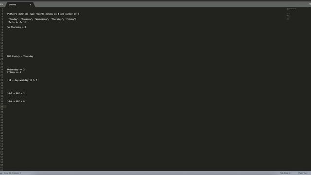 Python Algo trading: How to calculate Monthly and Weekly Expiry date using Python смотреть онлайн